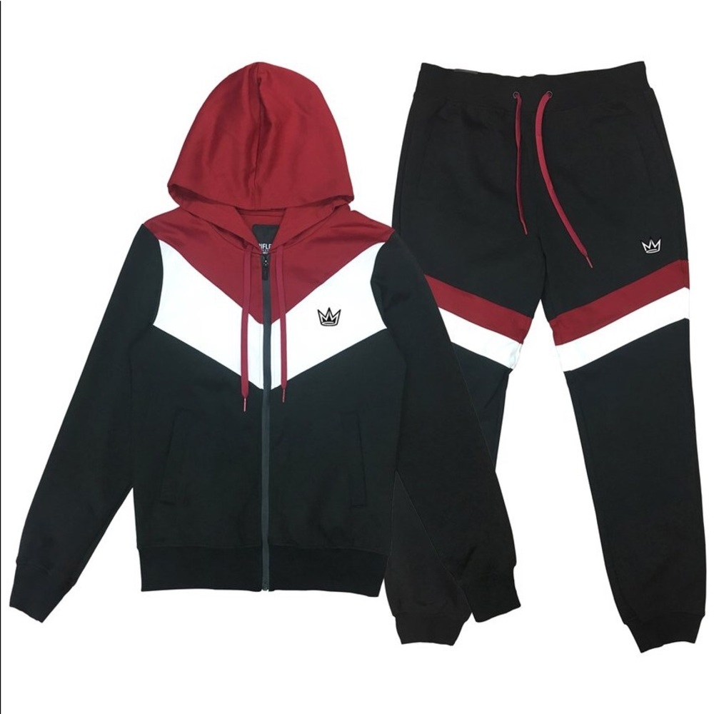 Retro Tech Fleece Track Suit